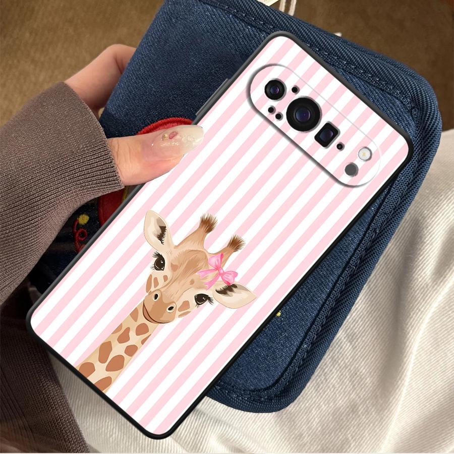 Phone Cases Google Pixel 10 Pro - Cartoon Giraffe Funda Phone Cover Case