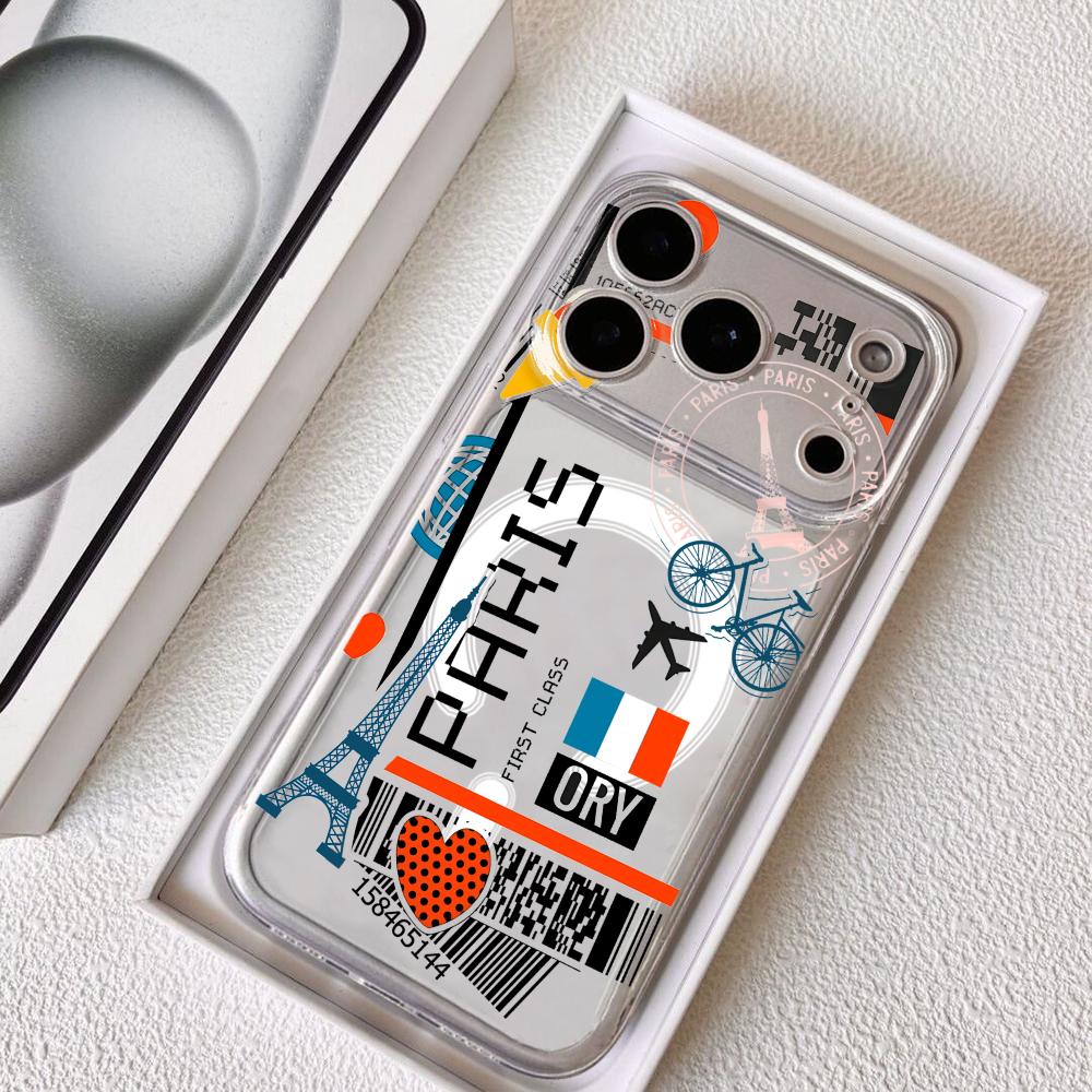 Phone Cases Aviation - Plane Travel Ticket france Phone Case