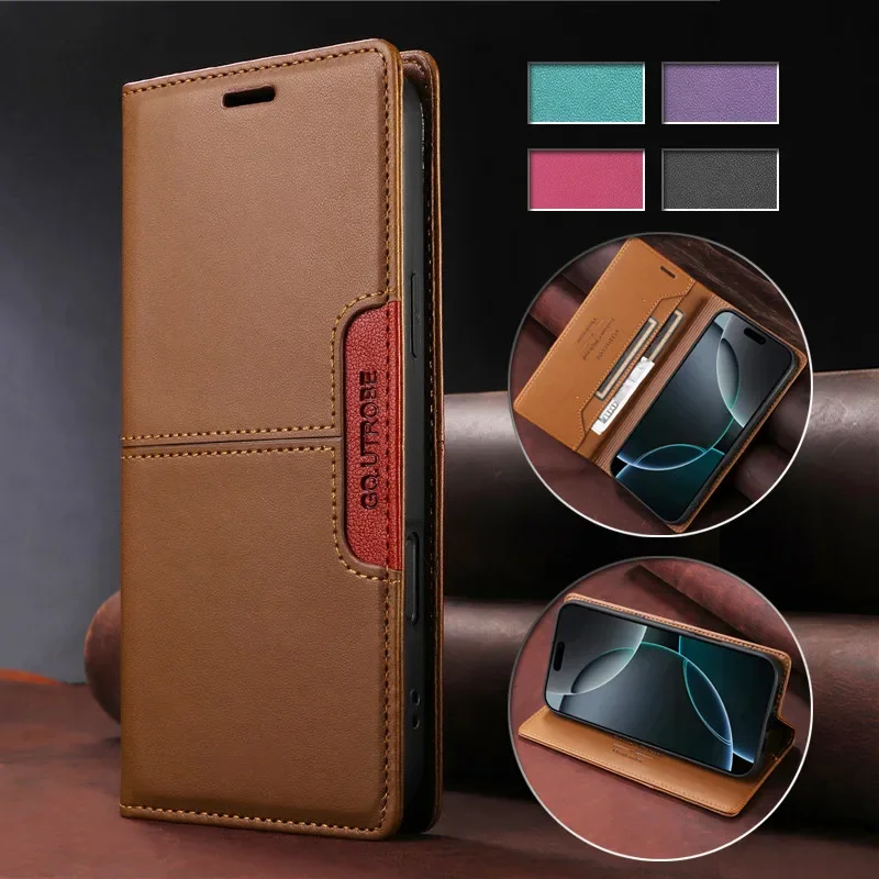 Phone Cases Aviation - Anti-theft Leather Case Flip Cover For
