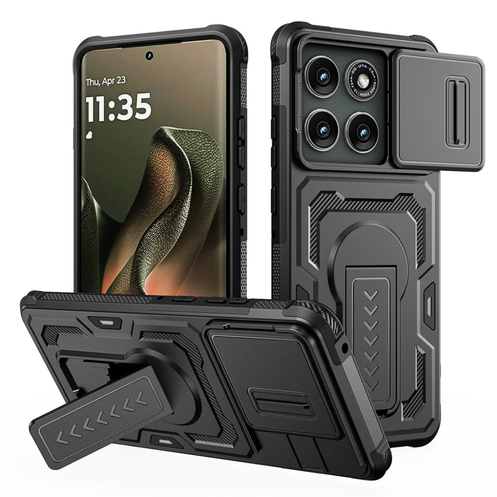 Phone Cases Moto G - Heavy Duty Shockproof Case W/ Slide
