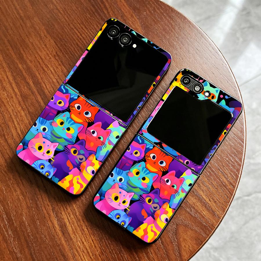 Phone Cases Z Fold 4 - Full Cover Cat Phone Cover Case