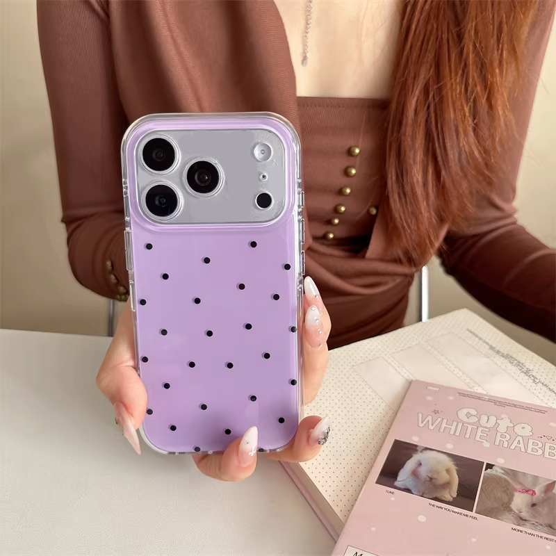 Korean Ins Girl Simple Purple  - Phone Cases Girls recension och pris