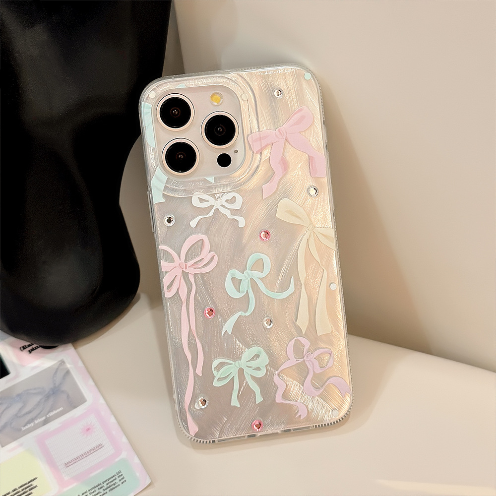 Korean Colorful Bowknot Diamon - Phone Cases Korea recension och pris