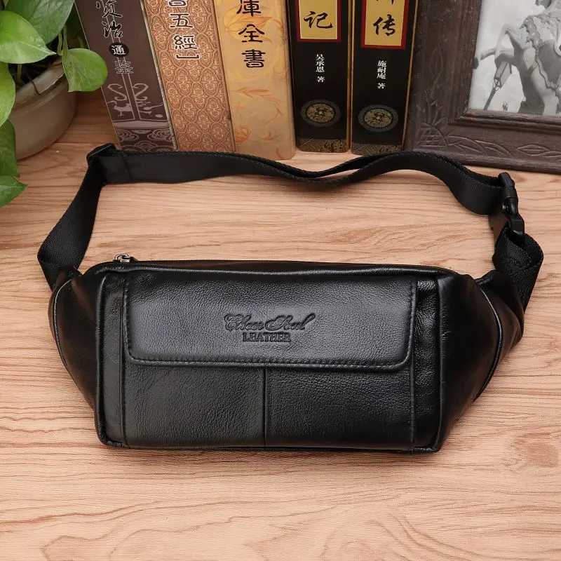 Men Genuine Leather Belt Waist - Phone Cases Men recension och pris