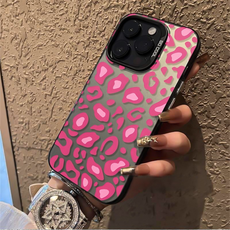 Pink Leopard Print Phone Case  - Phone Cases Galaxy S24 recension och pris