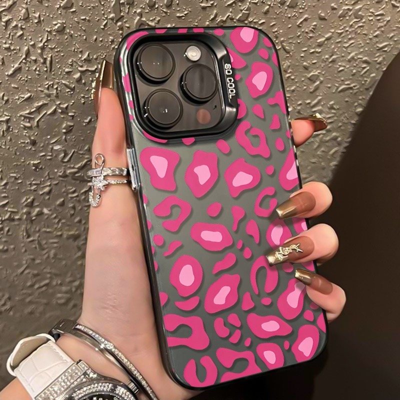 Pink Leopard Print Phone Case  - Phone Cases Galaxy S24 recension och pris