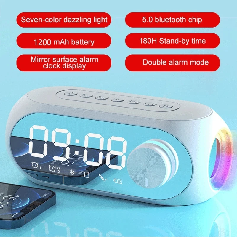 Alarm Clock Radio FM Bluetooth - Phone Cases Big W recension och pris