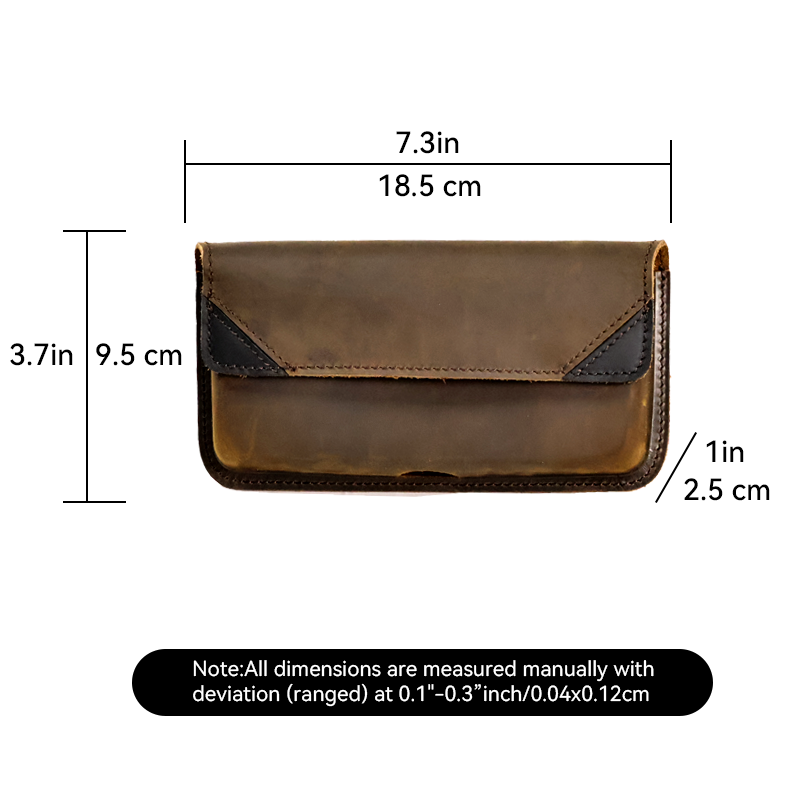 Genuine Leather Waist Bag for  - Phone Cases Men recension och pris