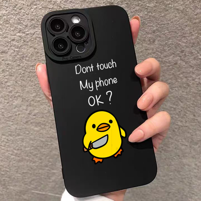 Cute Minimalist Cartoon Duck S - Phone Cases Popular recension och pris