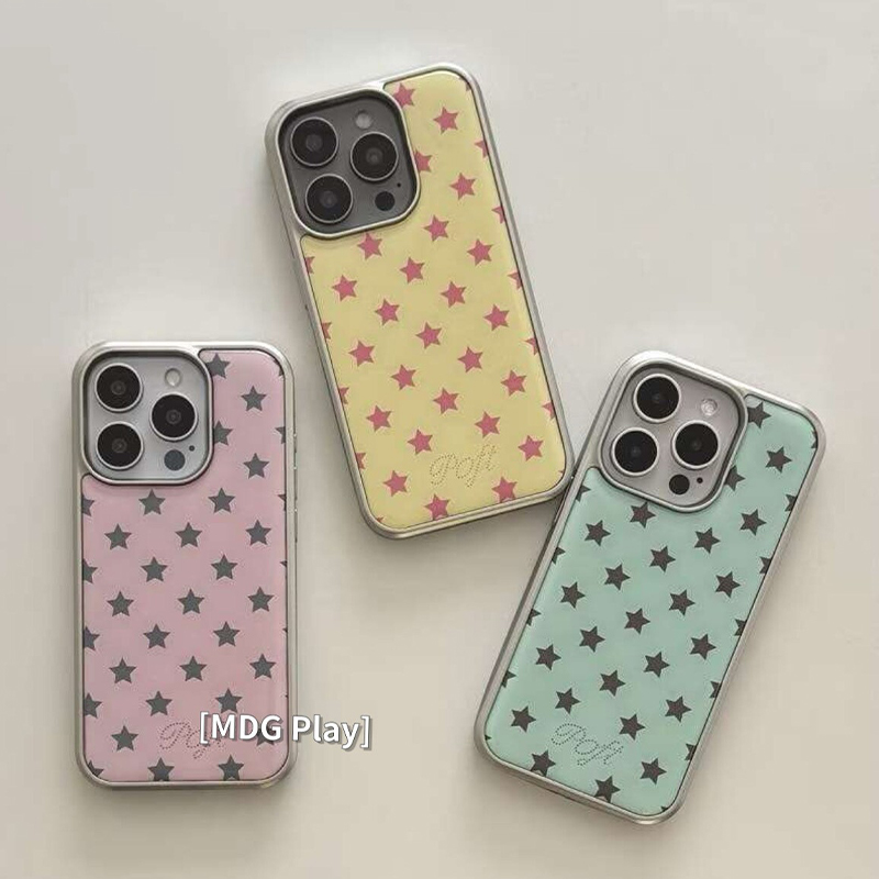 Korean Ins Color Blocking Star - Phone Cases Korea recension och pris