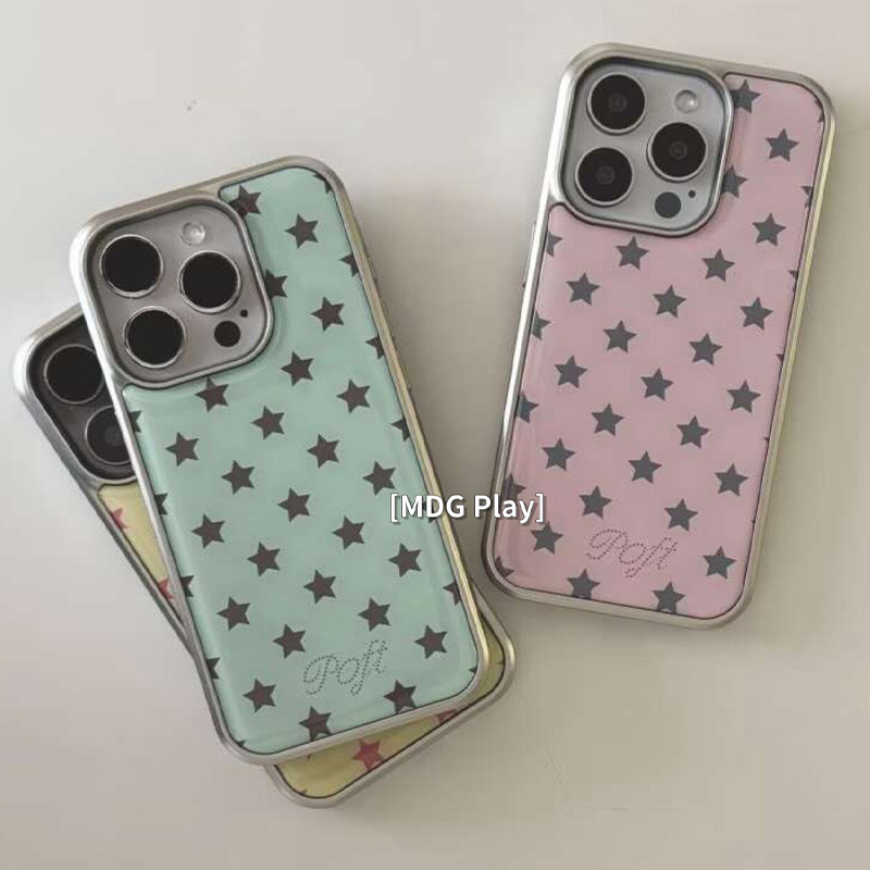 Korean Ins Color Blocking Star - Phone Cases Korea recension och pris