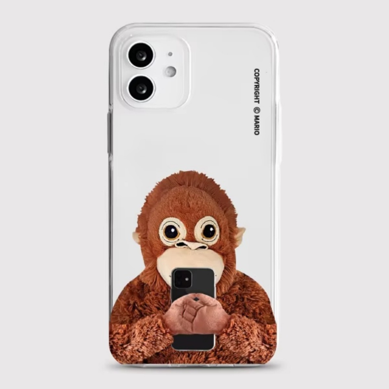 Korean Ins Cute Monkey Kitten  - Phone Cases Korea recension och pris