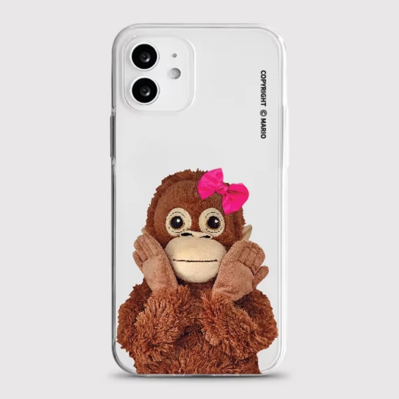 Korean Ins Cute Monkey Kitten  - Phone Cases Korea recension och pris