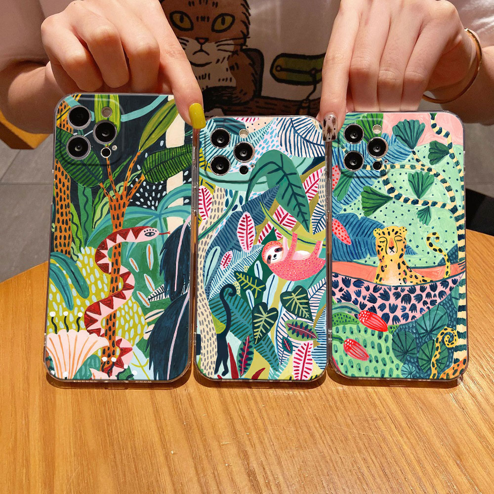 Tropical Jungle Print Leopard  - Phone Cases Zebra recension och pris