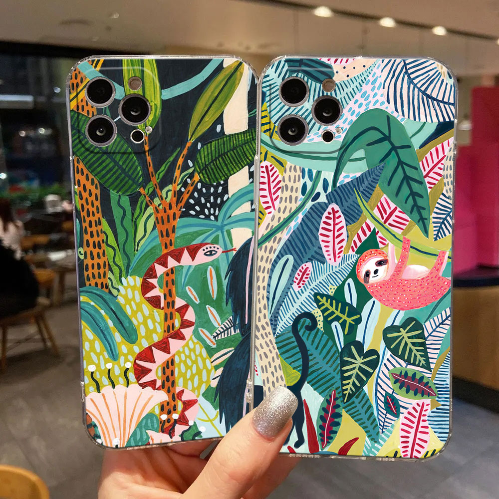 Tropical Jungle Print Leopard  - Phone Cases Zebra recension och pris