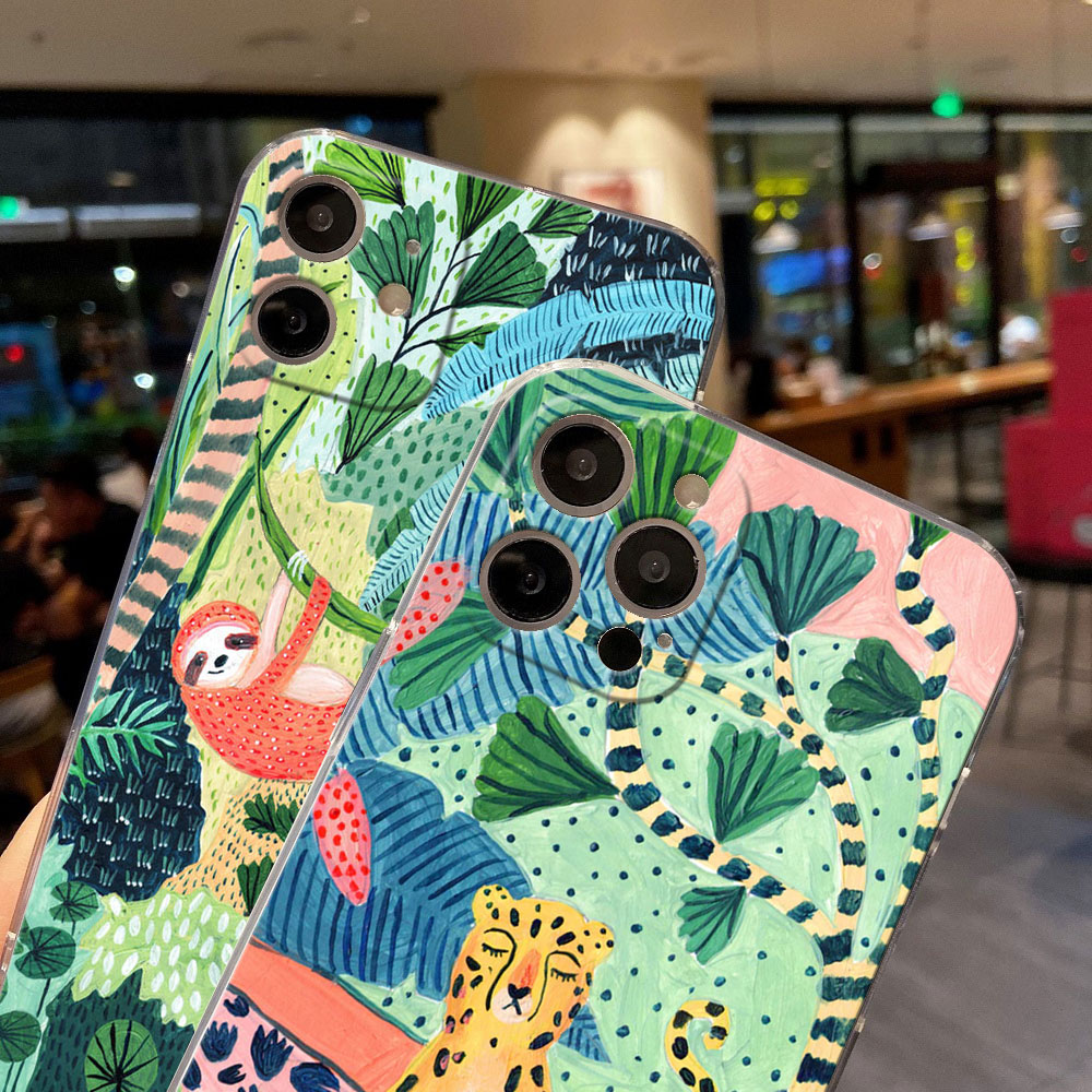 Tropical Jungle Print Leopard  - Phone Cases Zebra recension och pris