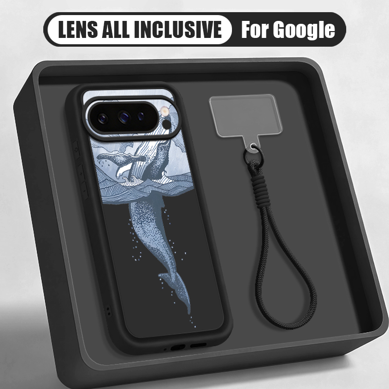 Humpback Whale Print Wrist Str - Phone Cases Google Pixel 10 Pro recension och pris