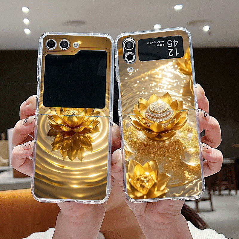 Creative Golden Lotus Flower P - Phone Cases Z Fold 4 recension och pris