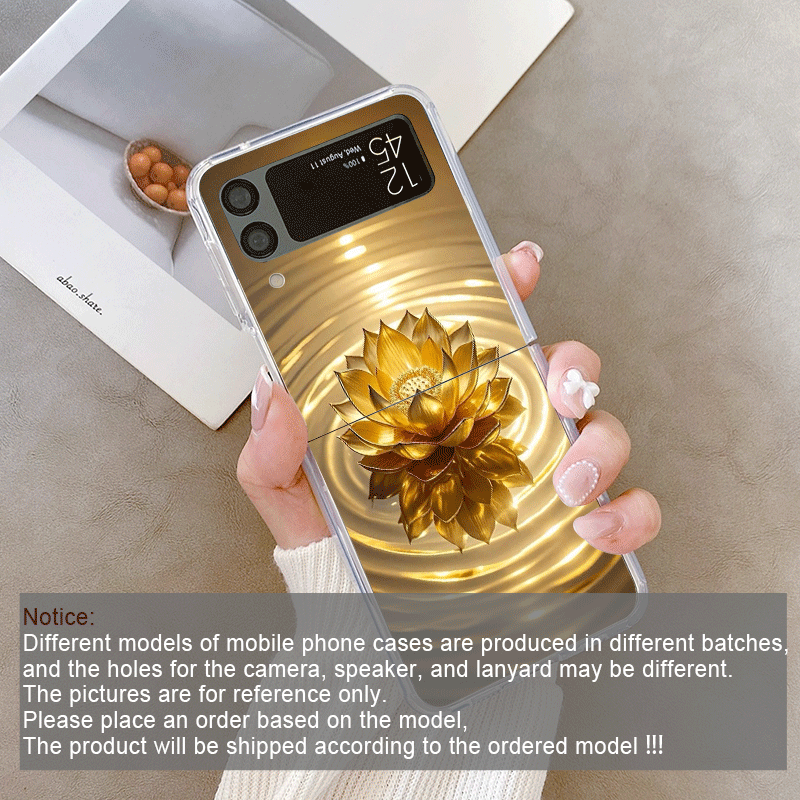 Creative Golden Lotus Flower P - Phone Cases Z Fold 4 recension och pris