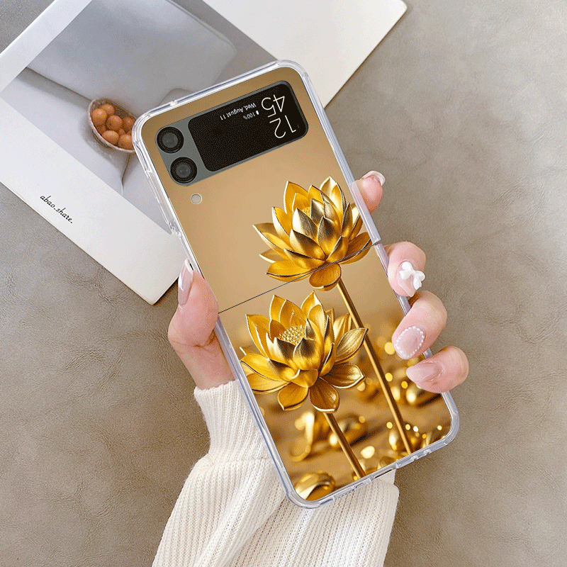 Creative Golden Lotus Flower P - Phone Cases Z Fold 4 recension och pris