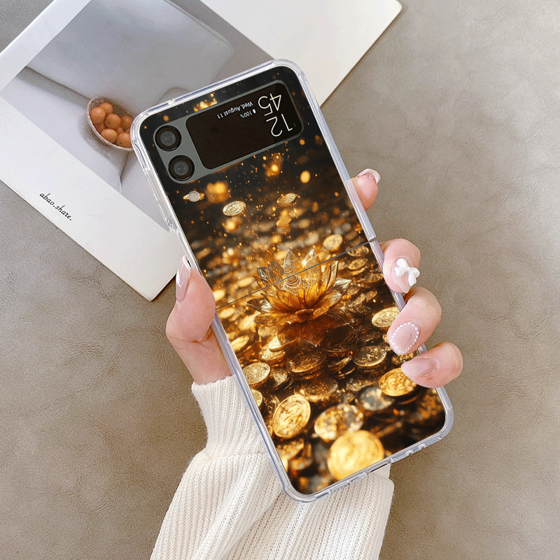 Creative Golden Lotus Flower P - Phone Cases Z Fold 4 recension och pris