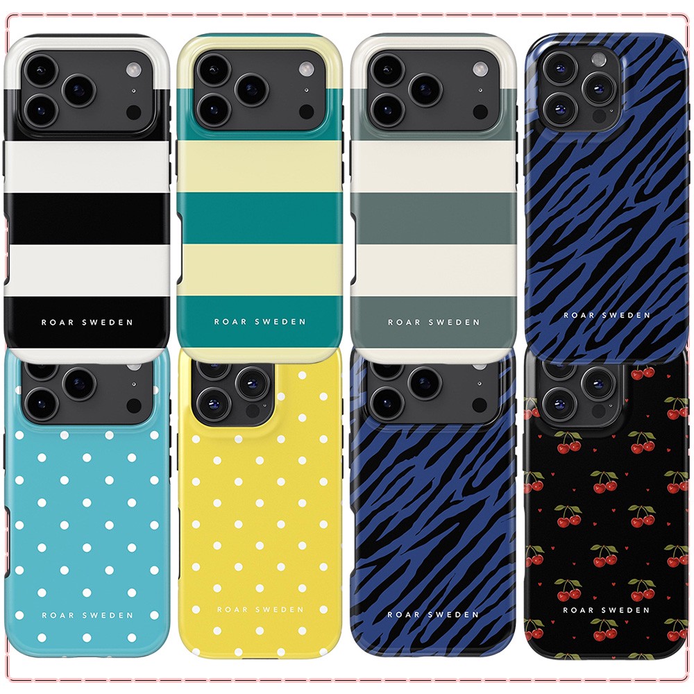 Roar Sweden Blue Polka Phone C - Phone Cases Sweden recension och pris