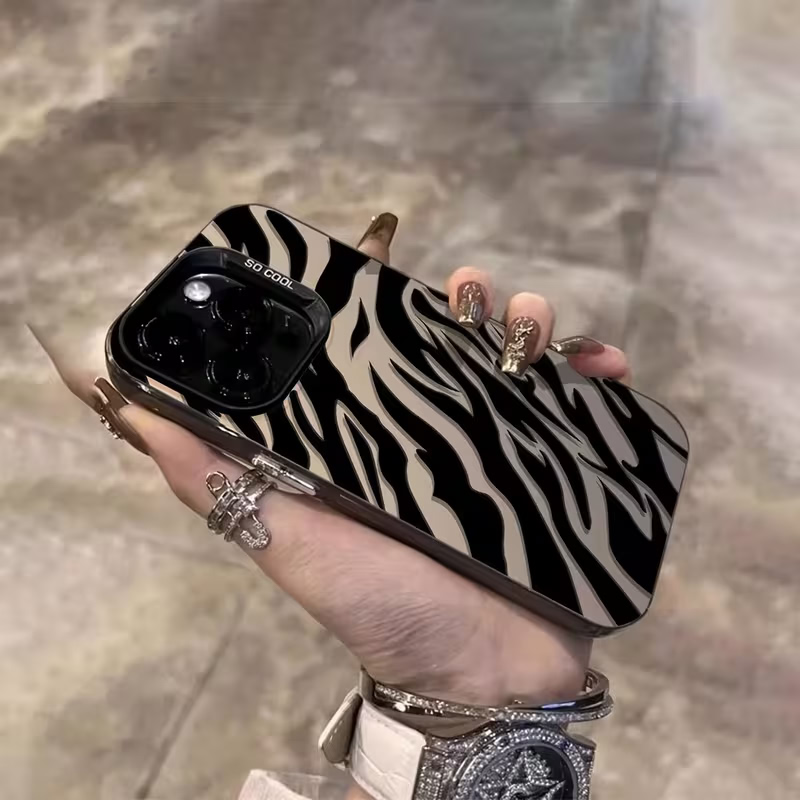Zebra Pattern Black Advanced I - Phone Cases Zebra recension och pris