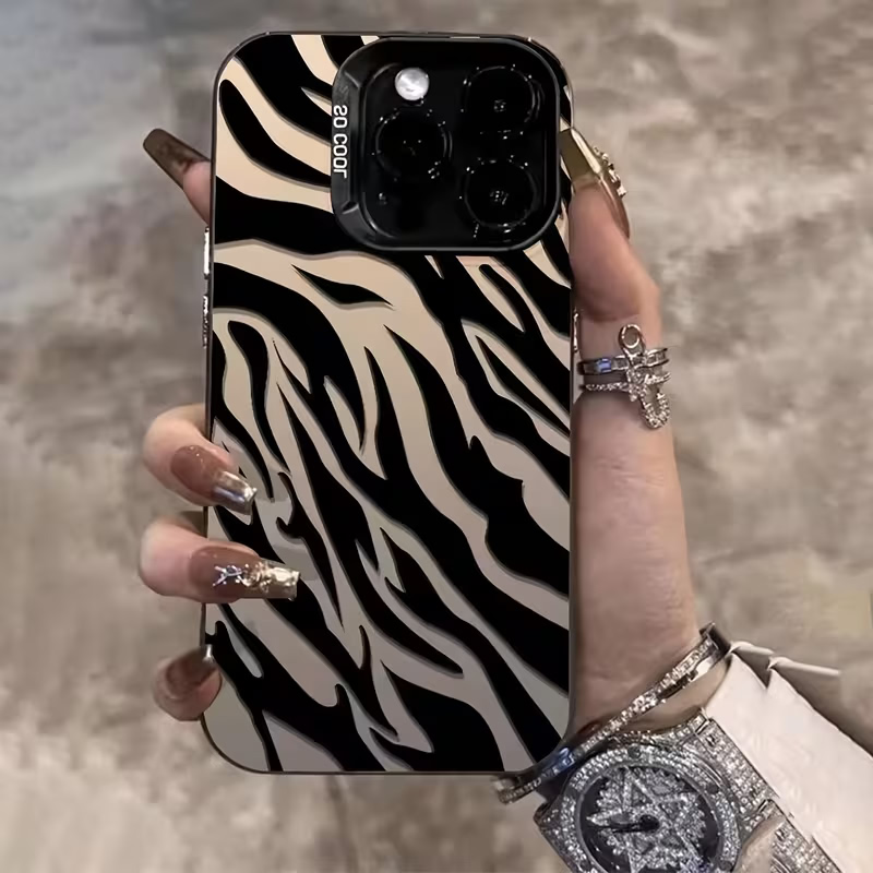 Zebra Pattern Black Advanced I - Phone Cases Zebra recension och pris