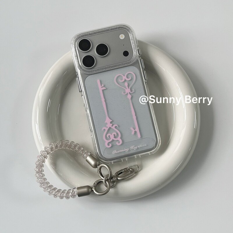Korean Ins Y2K Pink Keys Shini - Phone Cases Korea recension och pris