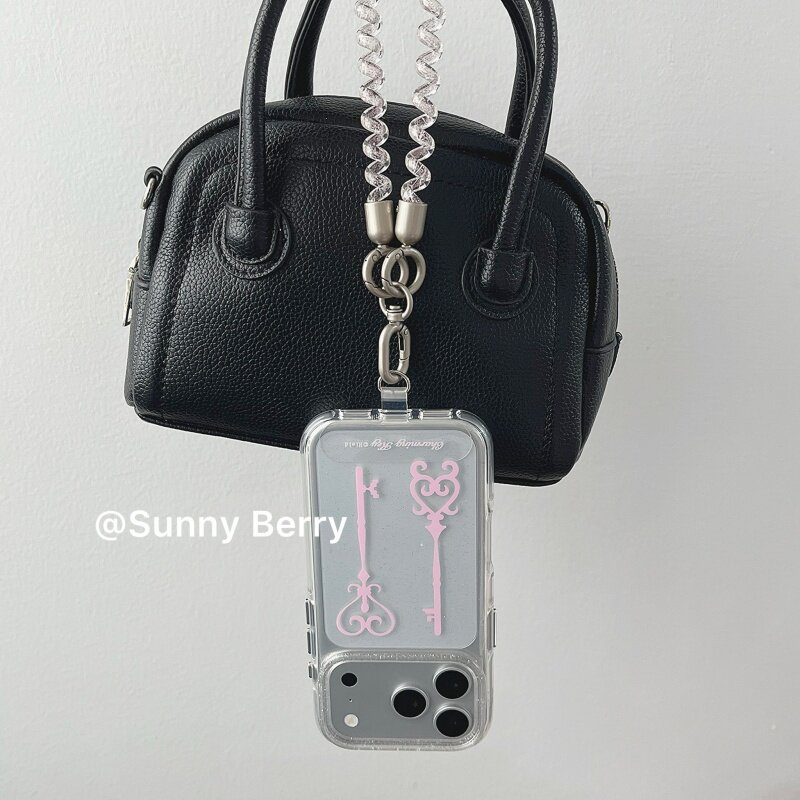 Korean Ins Y2K Pink Keys Shini - Phone Cases Korea recension och pris
