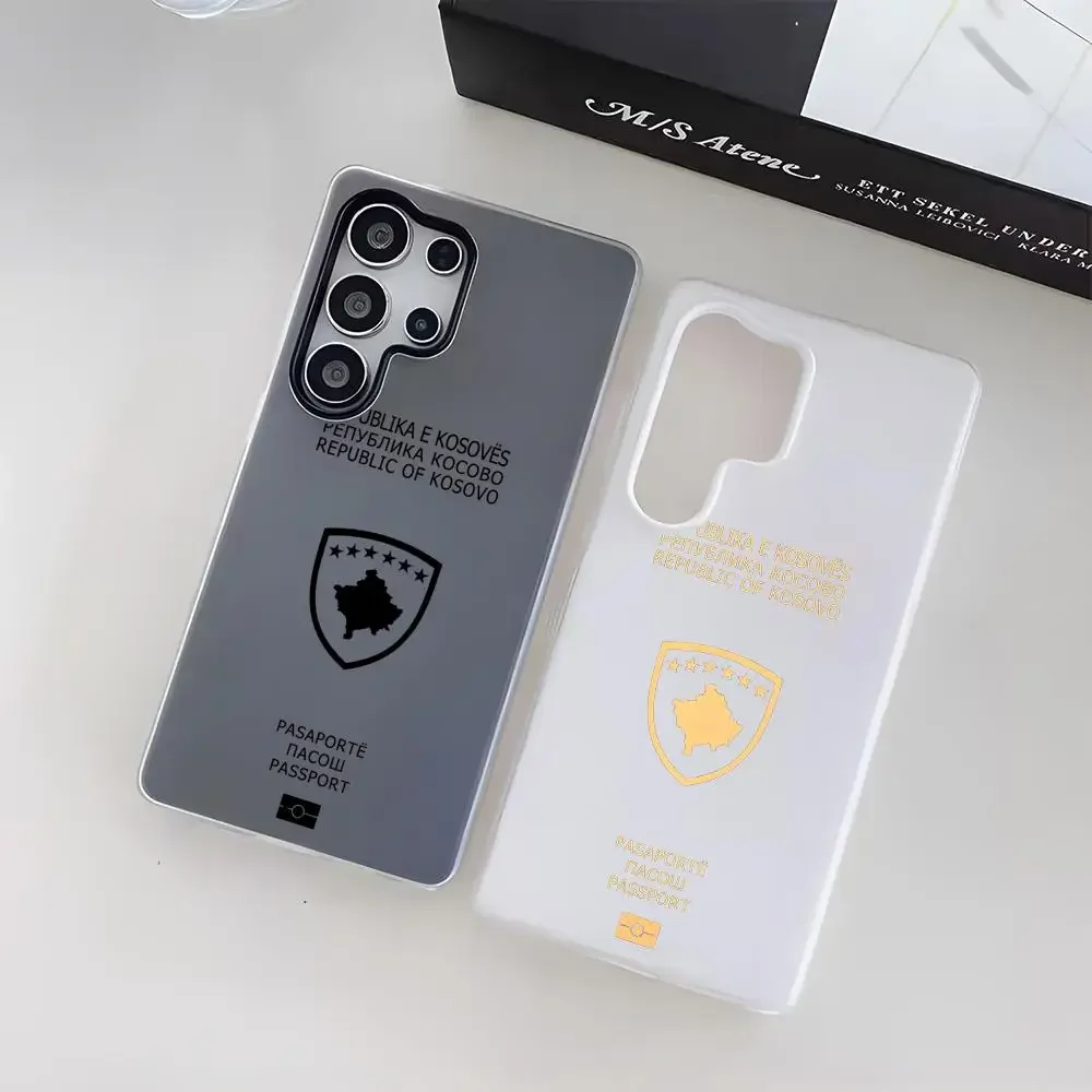 Kosovo Passport LOGO Phone Cas - Phone Cases Galaxy S24 recension och pris
