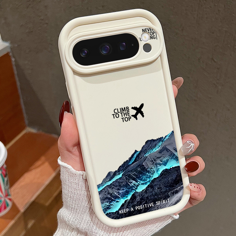 Airplane Snow Mountain Pattern - Phone Cases Google Pixel 10 Pro recension och pris