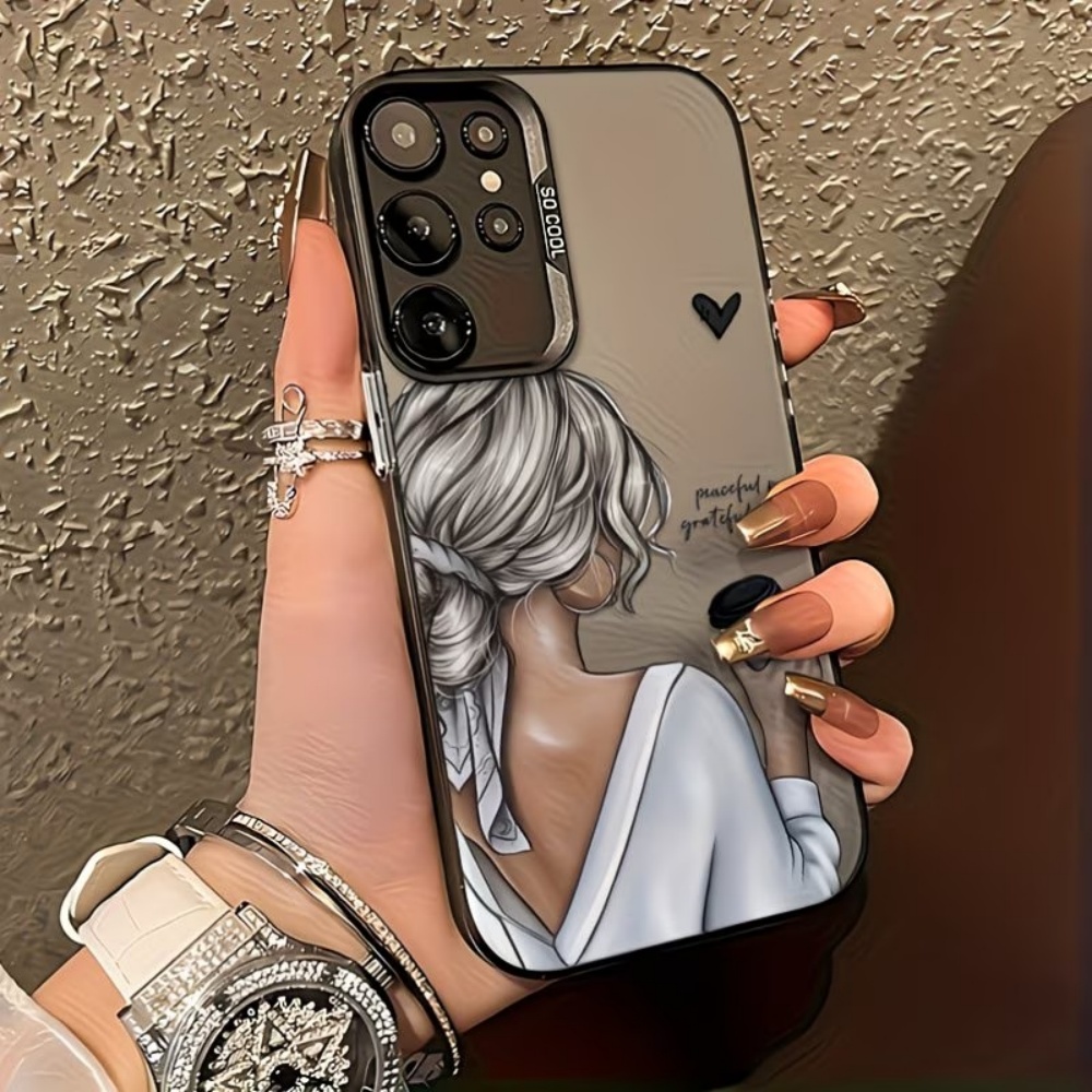 Peaceful Grateful Girl Print P - Phone Cases Girls recension och pris