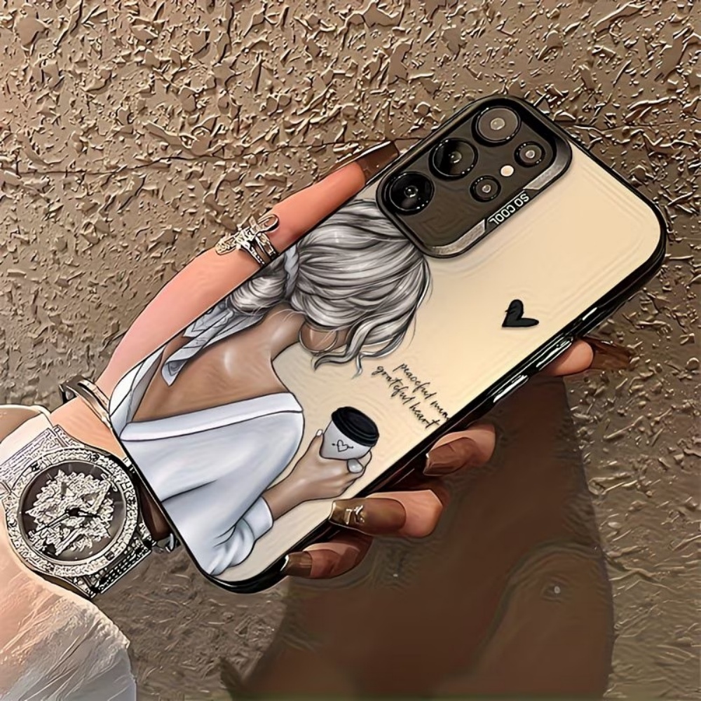 Peaceful Grateful Girl Print P - Phone Cases Girls recension och pris