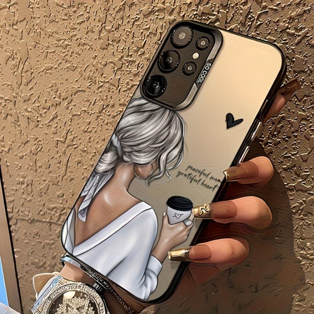 Peaceful Grateful Girl Print P - Phone Cases Girls recension och pris