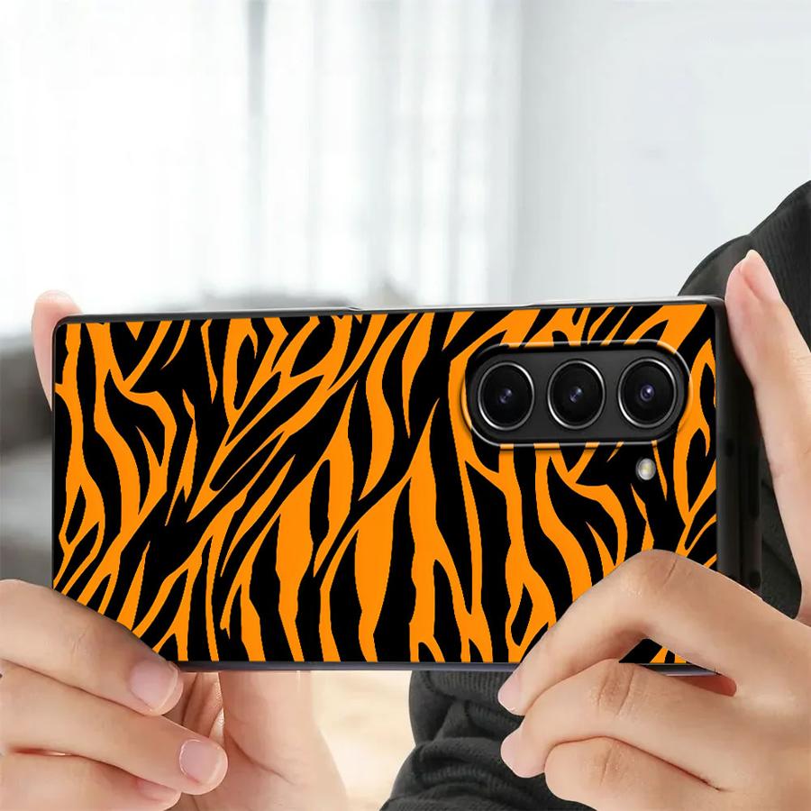 Zebra Striped Sunflower Back P - Phone Cases Z Fold 4 recension och pris