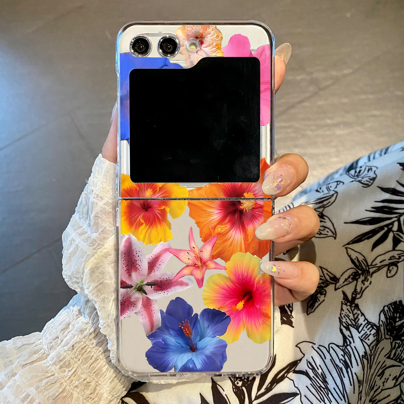 Realistic Floral Print Phone C - Phone Cases Z Fold 4 recension och pris