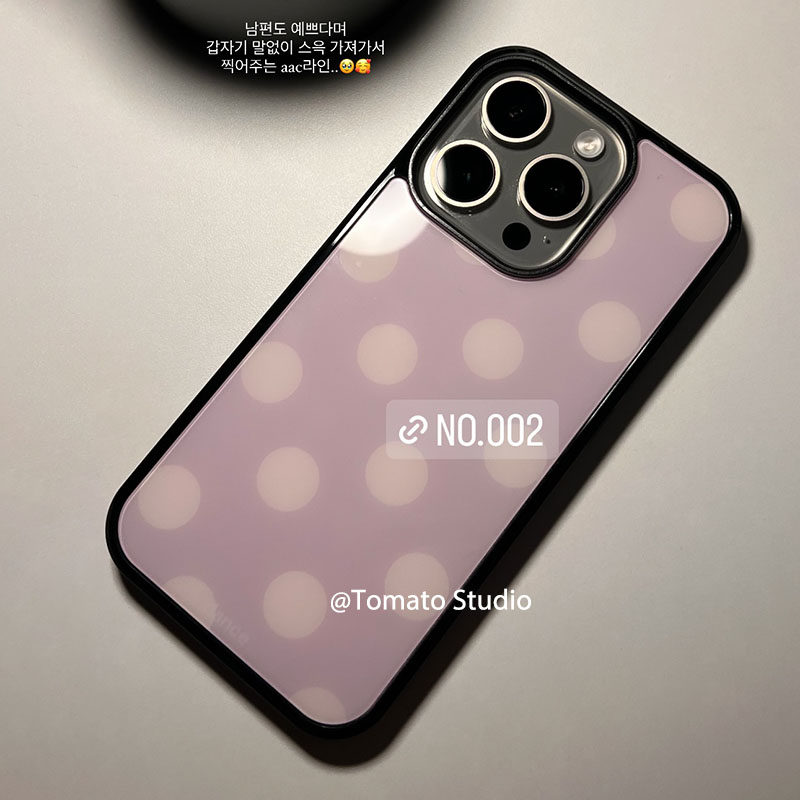 Korean Ins Fashion Purple Polk - Phone Cases Korea recension och pris