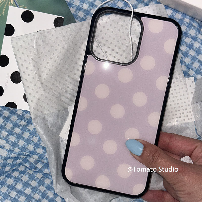 Korean Ins Fashion Purple Polk - Phone Cases Korea recension och pris