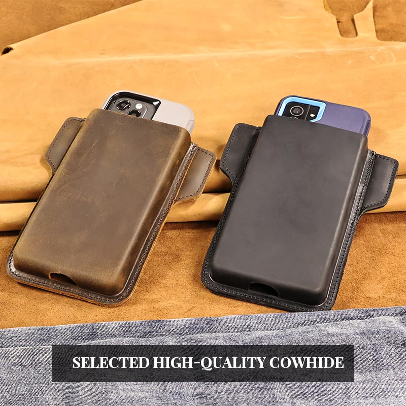 1PCTop Layer Cowhide Men's Mob - Phone Cases Men recension och pris