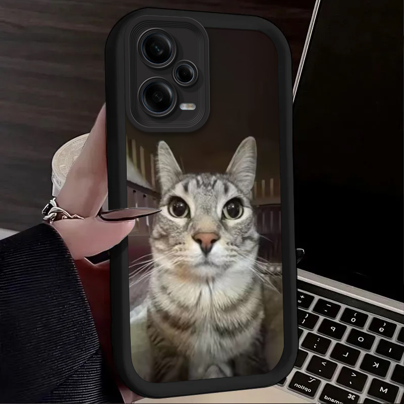 Trendy Cat Smoking Phone Case  - Phone Cases Xiaomi Redmi 12 recension och pris