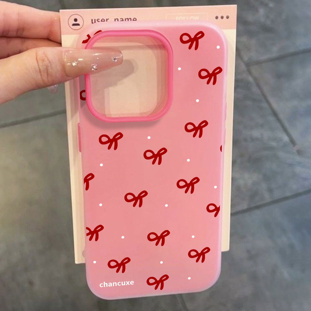 Minimalist Bow Girl INS Phone  - Phone Cases Girls recension och pris