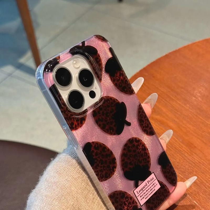 Water ripple glitter brown leo - Phone Cases Zebra recension och pris