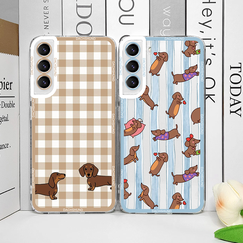 Cute Sausage Dog Phone Case fo - Phone Cases Galaxy S24 recension och pris