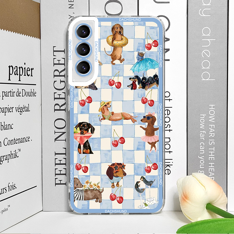 Cute Sausage Dog Phone Case fo - Phone Cases Galaxy S24 recension och pris