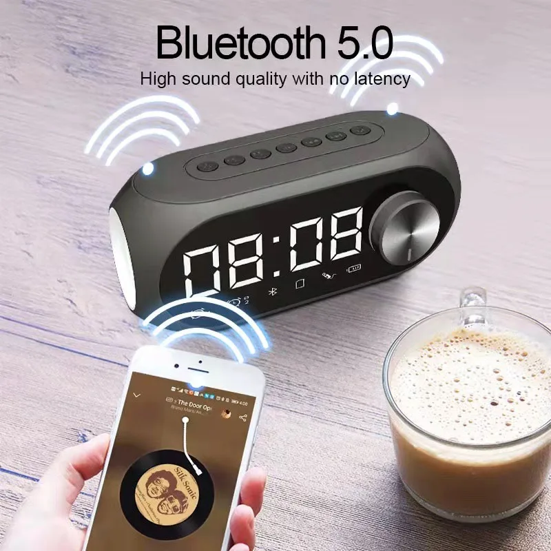 Alarm Clock Portable Bluetooth - Phone Cases Big W recension och pris