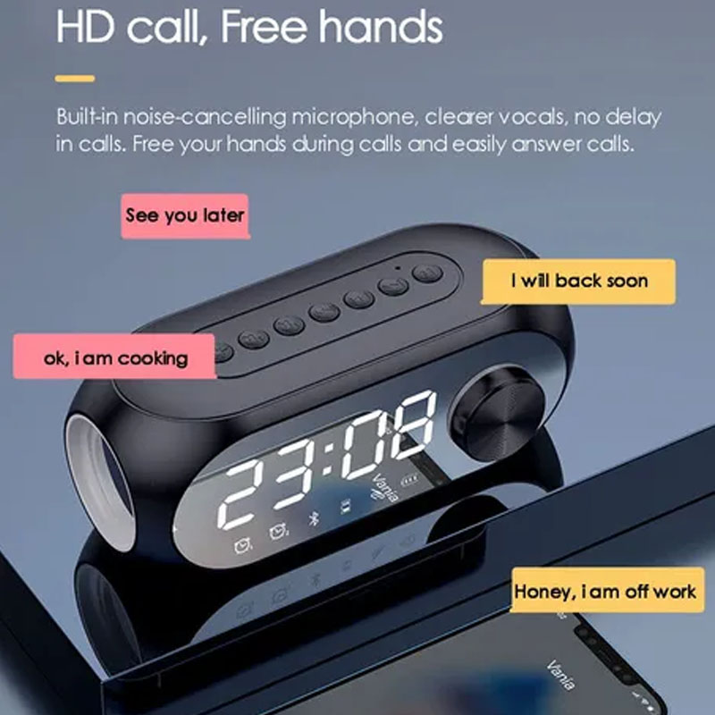 Alarm Clock Portable Bluetooth - Phone Cases Big W recension och pris