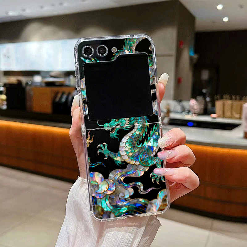 Stylish Tiger Dragon Marble Te - Phone Cases Z Fold 4 recension och pris