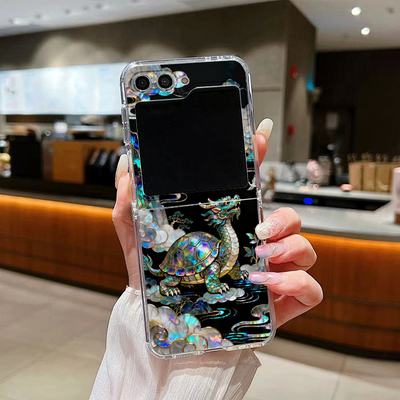 Stylish Tiger Dragon Marble Te - Phone Cases Z Fold 4 recension och pris