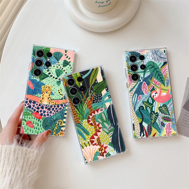 Tropical Jungle Print Leopard  - Phone Cases Zebra recension och pris